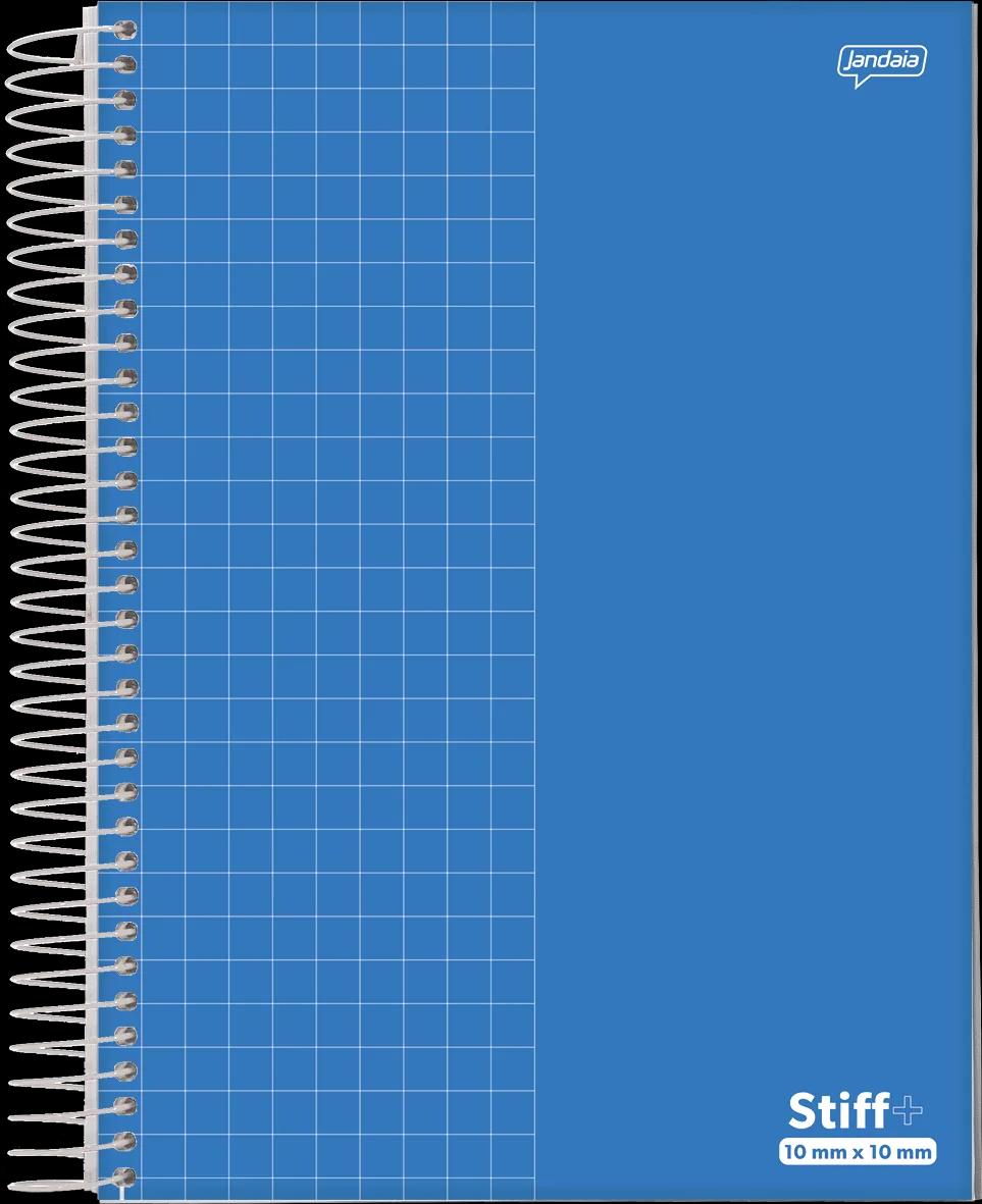 CADERNO ESPIRAL UNIV QUAD 10X10MM 200X275MM 96 FOLHAS - STIFF + — miniatura 2