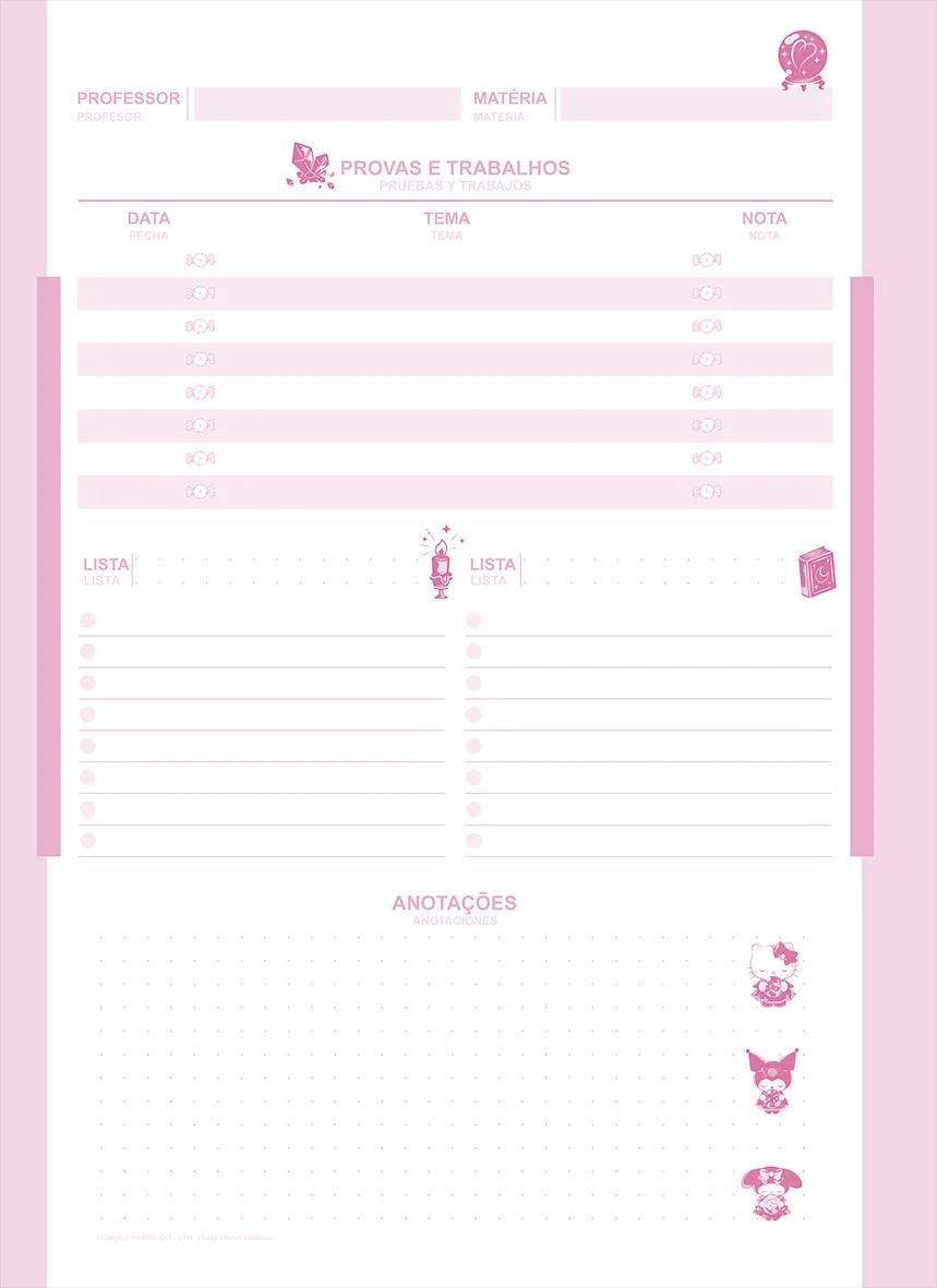 CADERNO ESPIRAL UNIVERSITÁRIO CAPA DURA 10 MATÉRIAS 160 FOLHAS - BESTIES FOREVER — miniatura 12