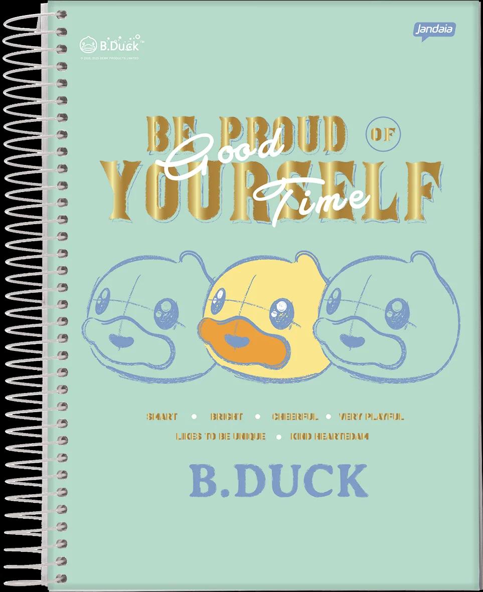 CADERNO ESPIRAL CAPA DURA 1/8 80 FOLHAS - B. DUCK — miniatura 8