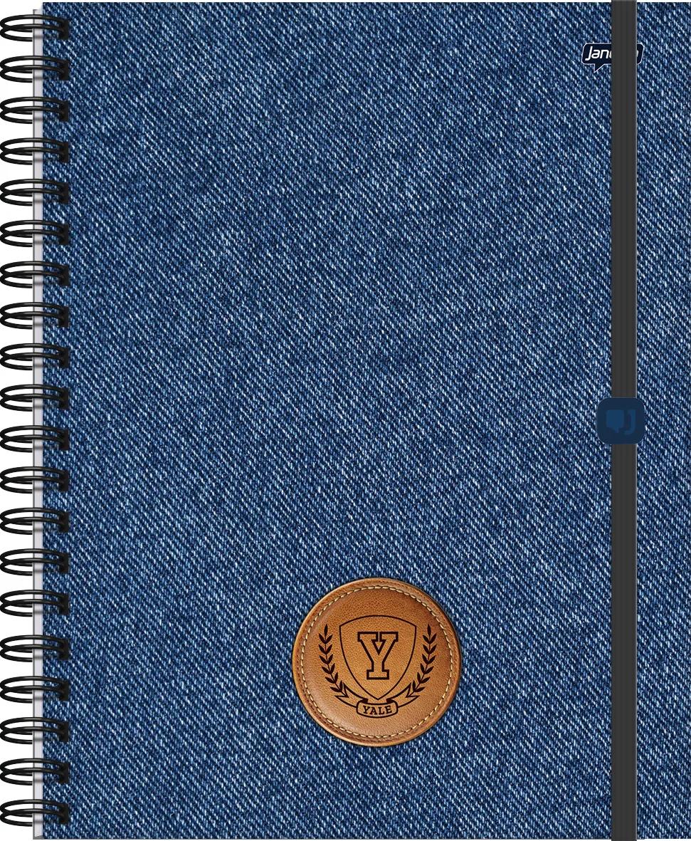 CADERNO ESPIRAL UNIVERSITÁRIO CAPA DURA 80 FOLHAS NEO - YALE
