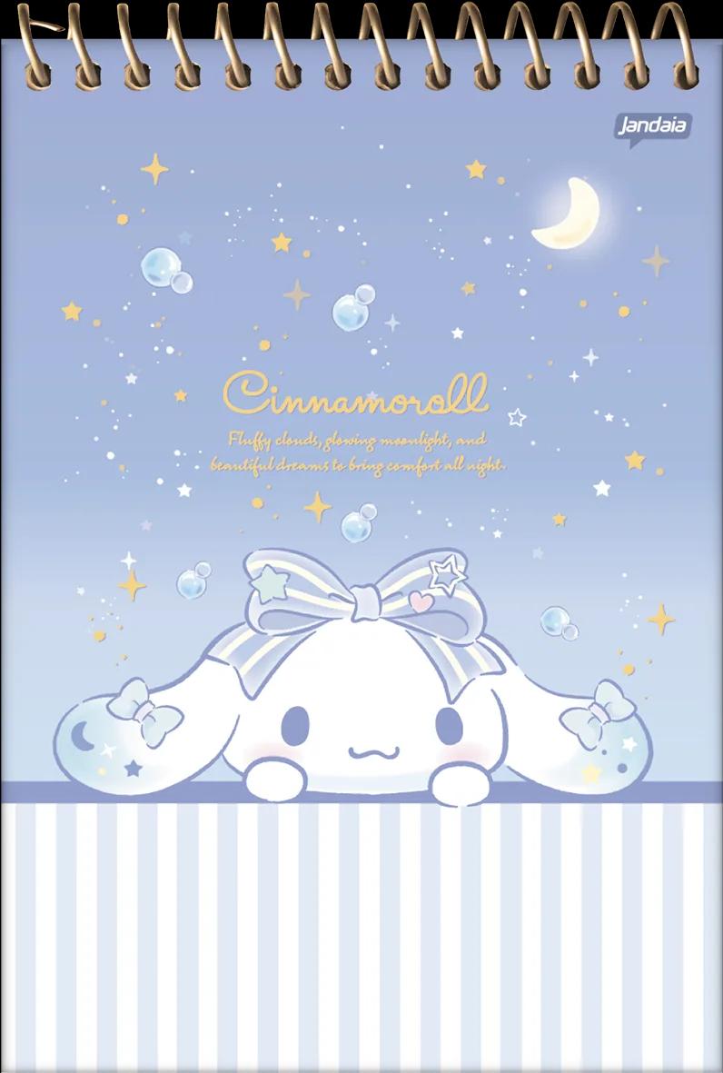 CADERNETA APONTAMENTO ESPIRAL CAPA DURA 80 FOLHAS - CINNAMOROLL — miniatura 4