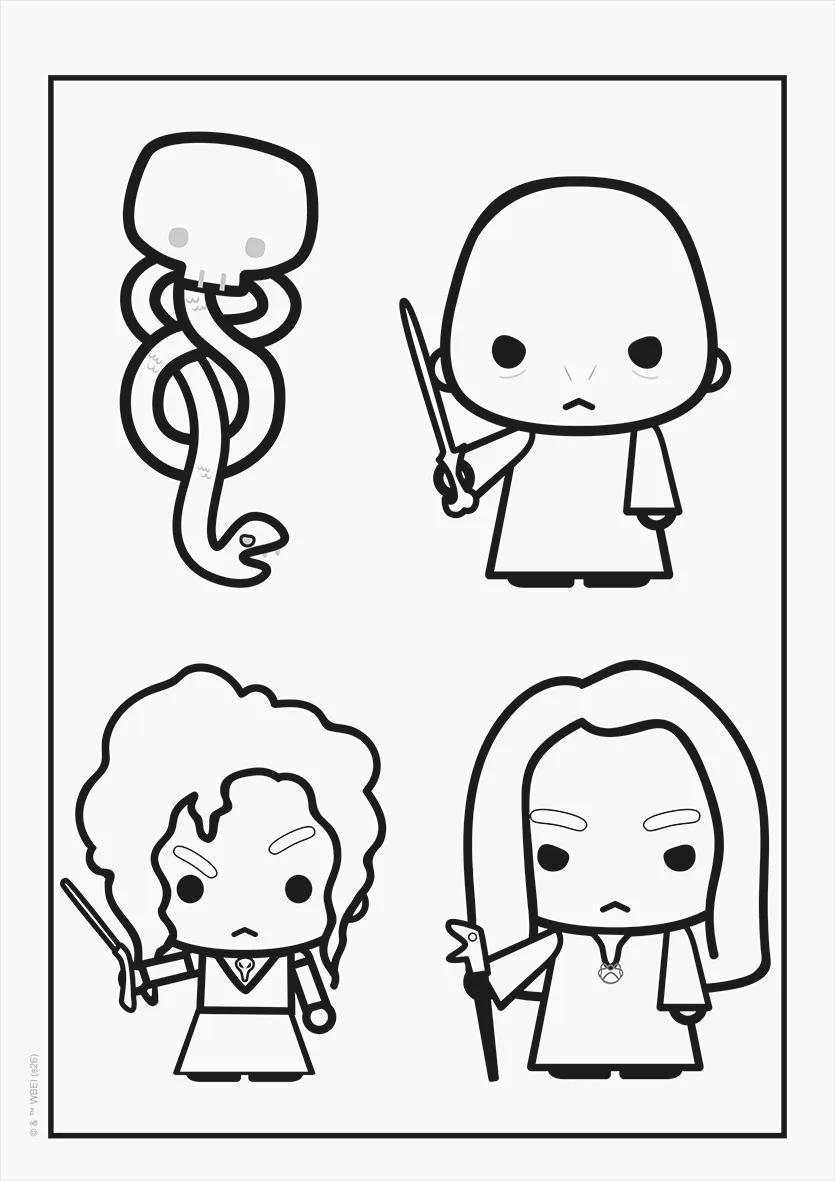 FOLHAS ILUSTRAÇÃO 180G A4 - HARRY POTTER — miniatura 11