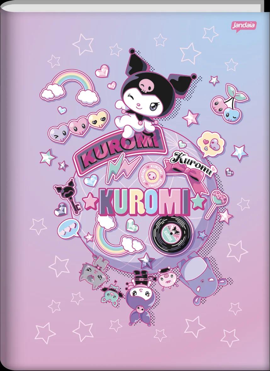 CADERNO BROCHURA CAPA DURA UNIVERSITÁRIO 80 FOLHAS - KUROMI — miniatura 2
