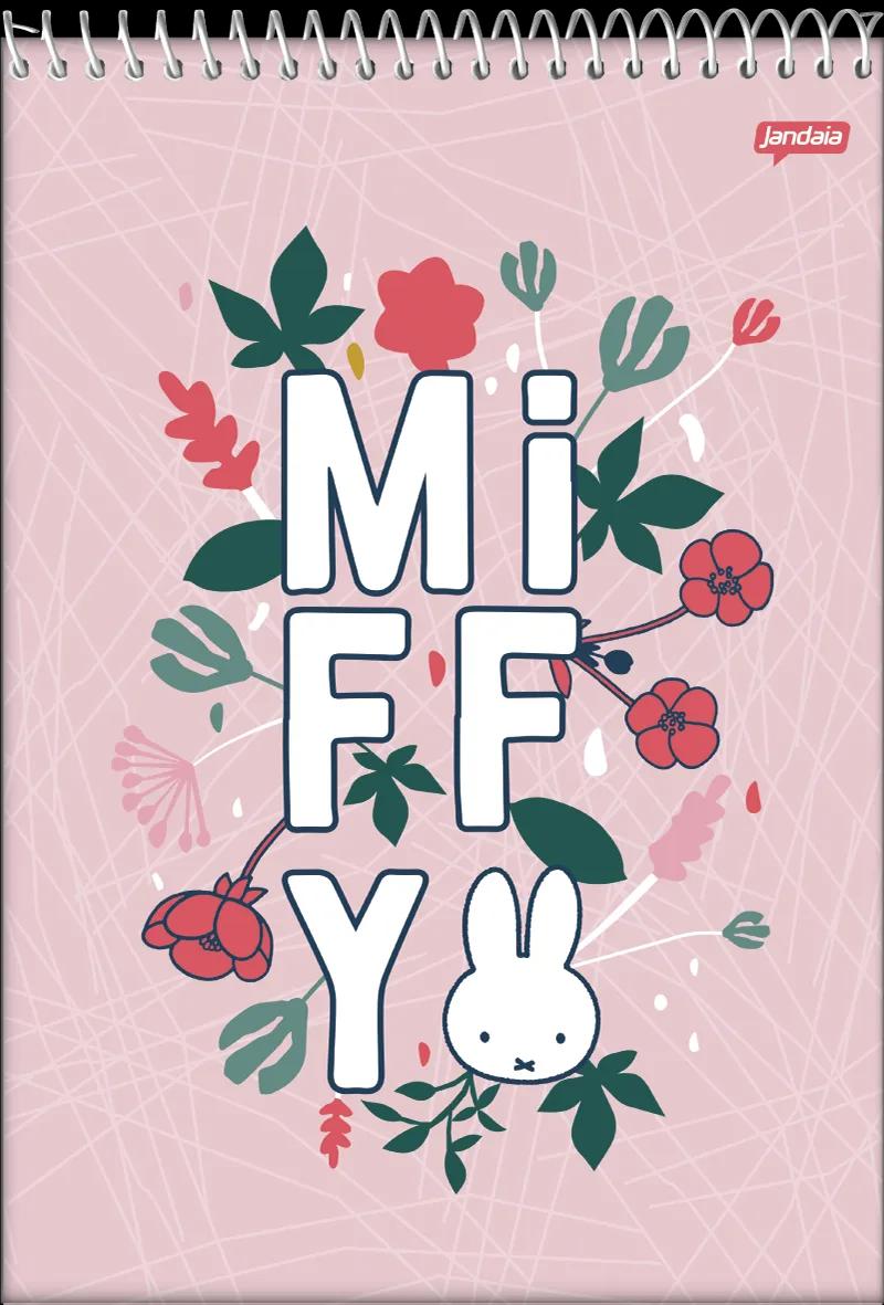 CADERNETA APONTAMENTO ESPIRAL CAPA DURA 80 FOLHAS - MIFFY — miniatura 3