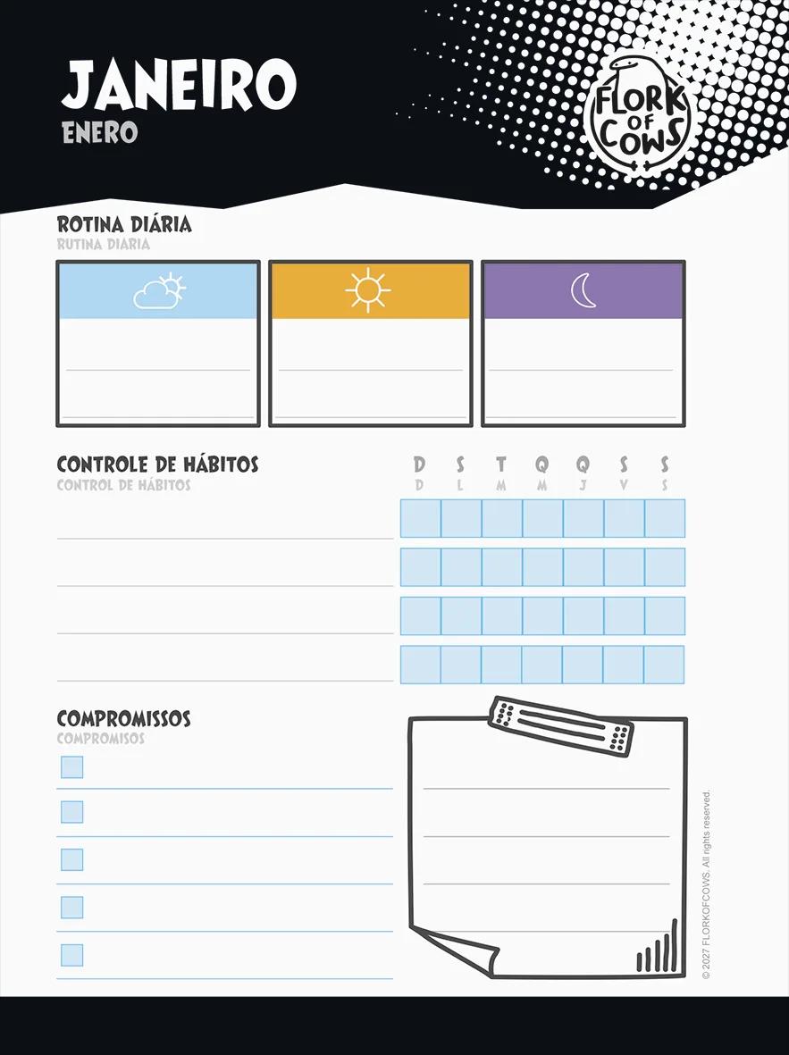 AGENDA DIARIA ESPIRAL 133X178MM - FLORK — miniatura 9