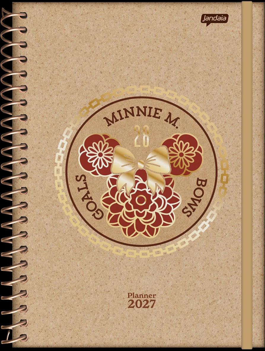 AGENDA PLANEJAMENTO ESPIRAL 175X242MM - MICKEY & MINNIE ARTS KRAFT — miniatura 2