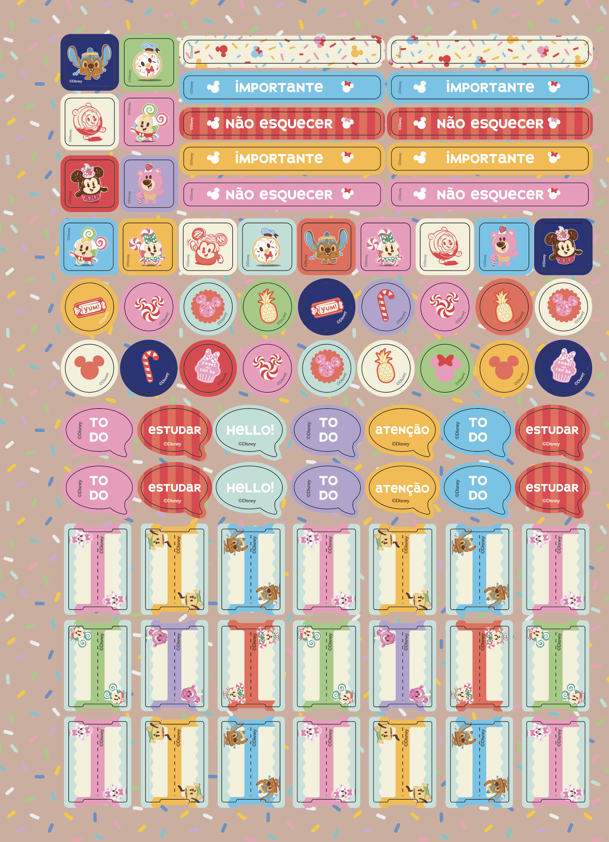 CADERNO COLLEGE CAPA DURA 80 FOLHAS ARGOLADO - DISNEY MUNCHLINGS — miniatura 8