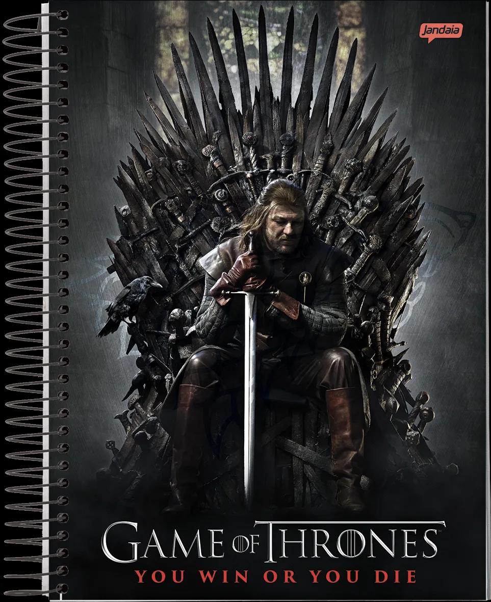 CADERNO ESPIRAL UNIVERSITÁRIO CAPA DURA 15 MATÉRIAS 240 FOLHAS - GAME OF THRONES — miniatura 12