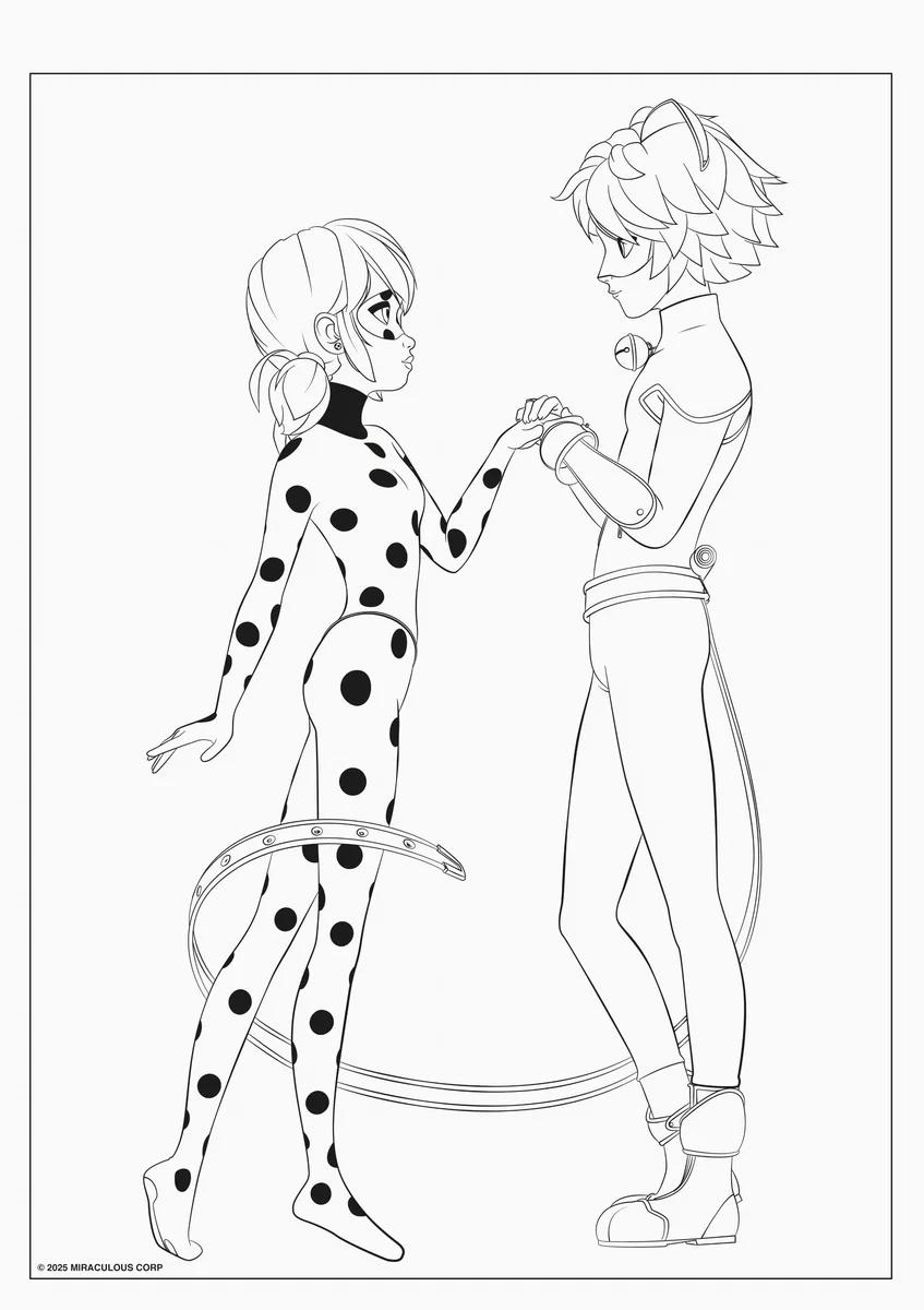 FOLHAS ILUSTRAÇÃO 180G A4 - MIRACULOUS — miniatura 7