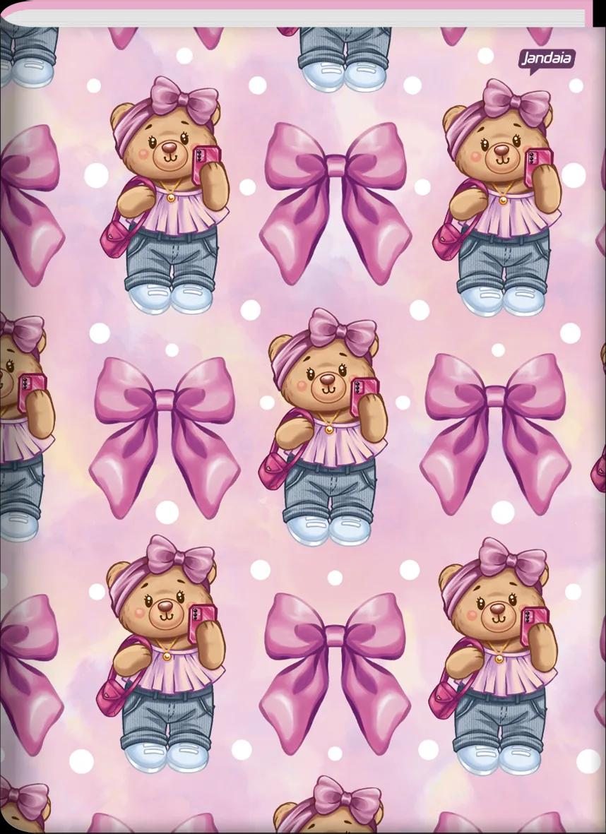CADERNO BROCHURA CAPA DURA UNIVERSITÁRIO 80 FOLHAS - BEAR THE BEAR