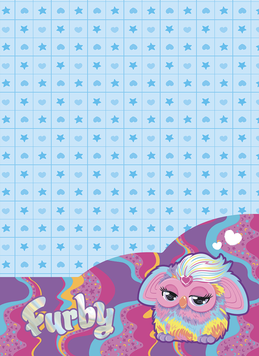 CADERNO ESPIRAL UNIVERSITÁRIO CAPA DURA 01 MATÉRIA 80 FOLHAS - FURBY — miniatura 5