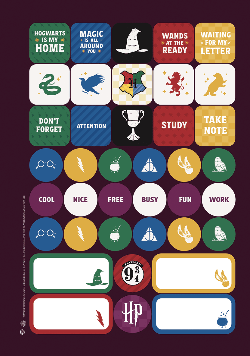 CADERNO 1/4 CAPA DURA 80 FOLHAS NEO - HARRY POTTER — miniatura 8