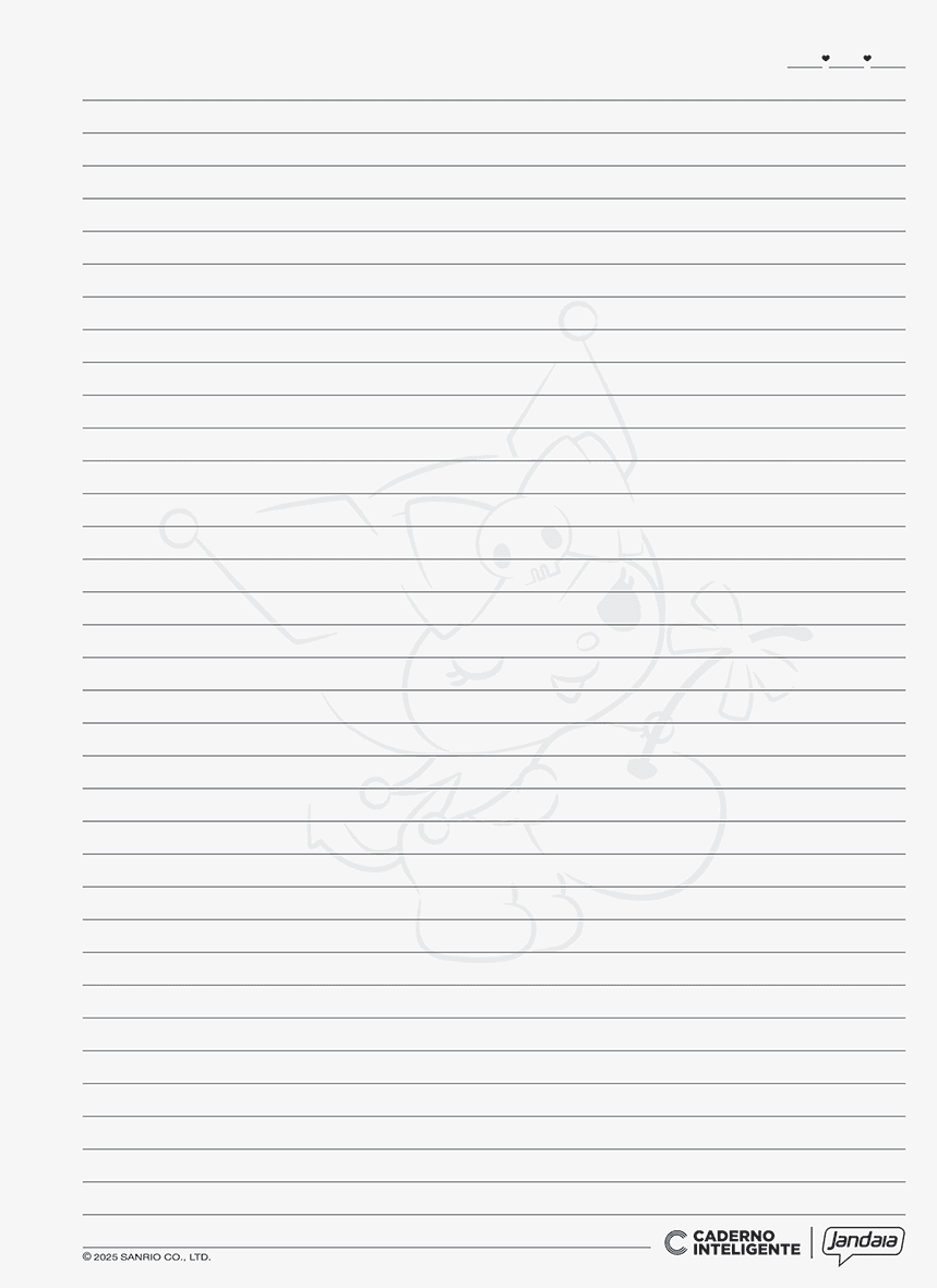 CADERNO INTELIGENTE REFIL COLLEGE 50FLS 01/PT KUROMI — miniatura 2