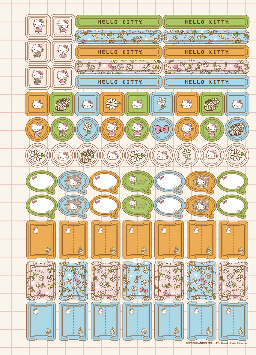 CADERNO ESPIRAL UNIVERSITÁRIO CAPA DURA 10 MATÉRIAS 160 FOLHAS - HELLO KITTY KRAFT — miniatura 6