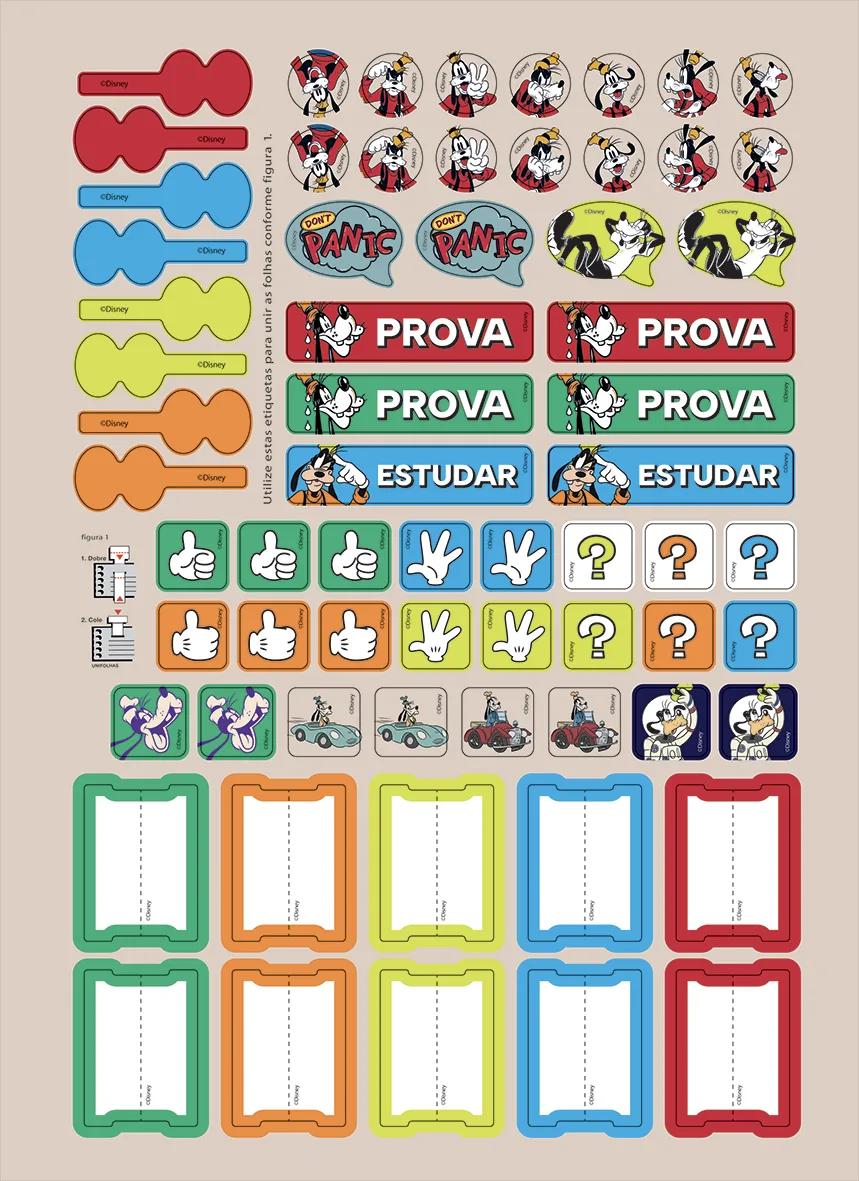 CADERNO ESPIRAL UNIVERSITÁRIO CAPA DURA 01 MATÉRIA 80 FOLHAS - GOOFY — miniatura 5