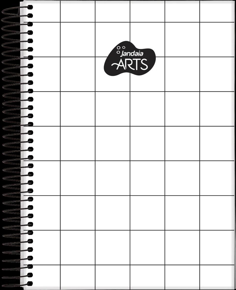CADERNO ESPIRAL UNIVERSITÁRIO CAPA DURA SEM PAUTA 80 FOLHAS - JANDAIA ARTS — miniatura 2