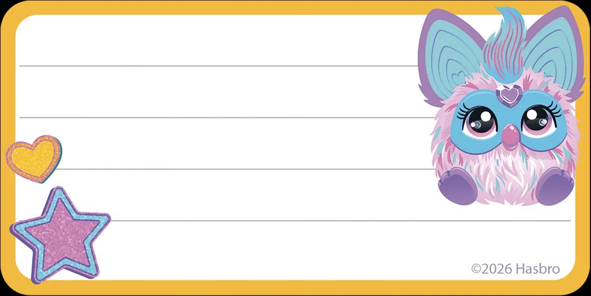ETIQUETA DE IDENTIFICAÇÃO - FURBY