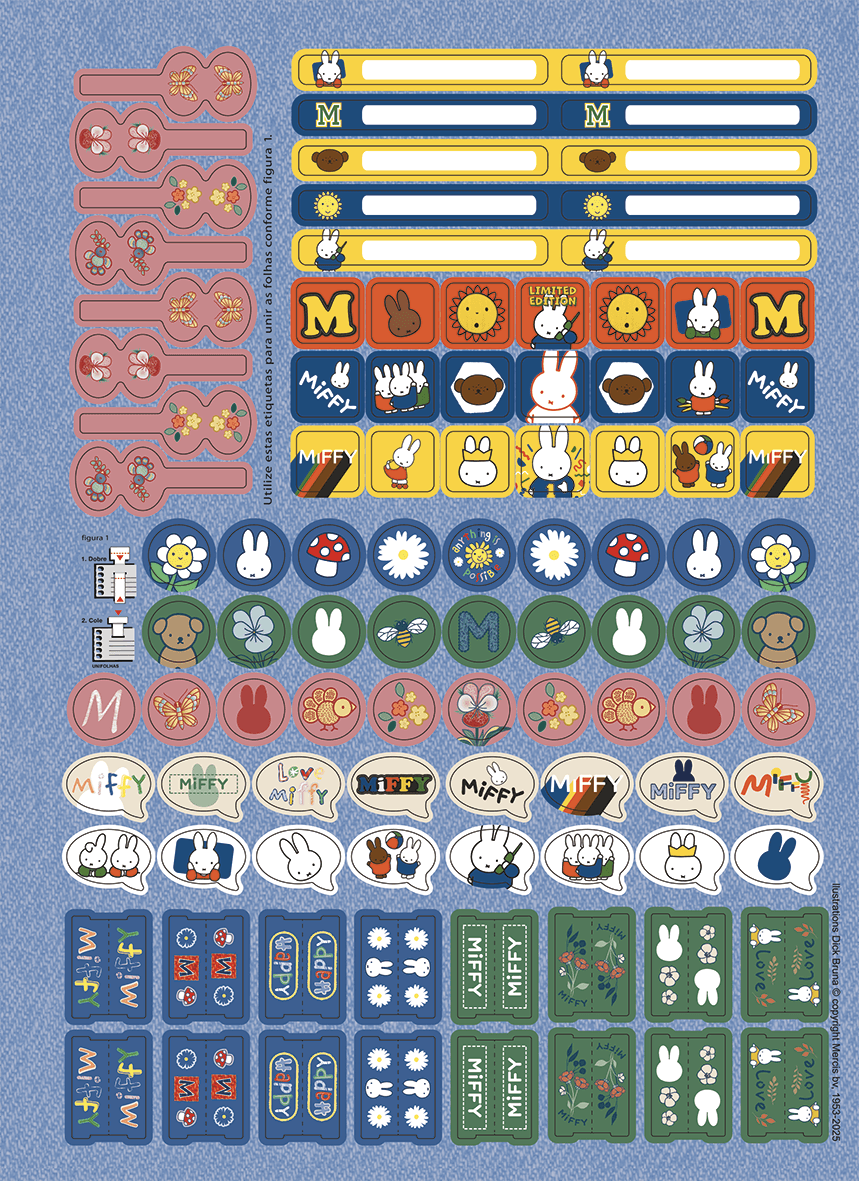 CADERNO ESPIRAL UNIVERSITÁRIO CAPA DURA 10 MATÉRIAS 160 FOLHAS - MIFFY — miniatura 7
