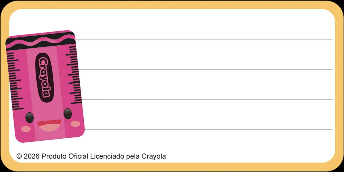 ETIQUETA DE IDENTIFICAÇÃO - CRAYOLA — miniatura 5