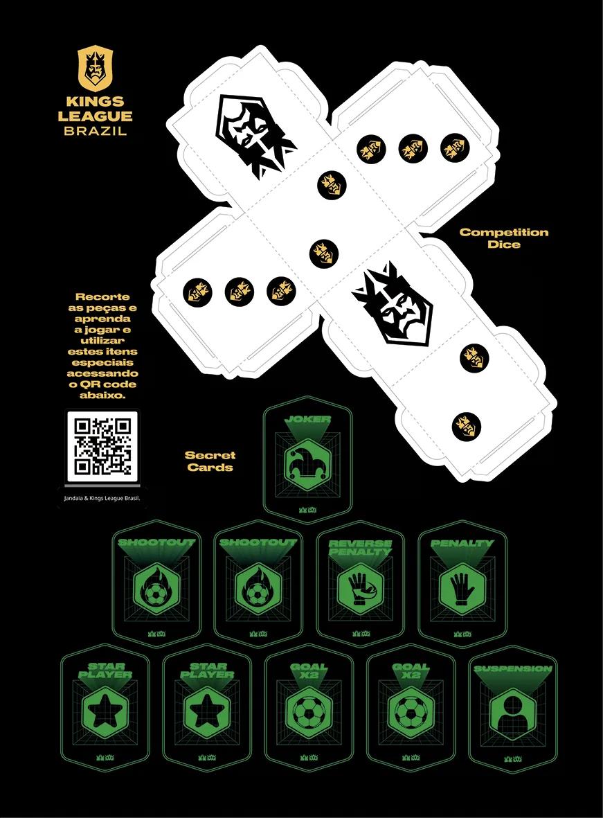 CADERNO ESPIRAL UNIVERSITÁRIO 10x1 200X275MM 160FLS - KINGS LEAGUE BRAZIL — miniatura 11