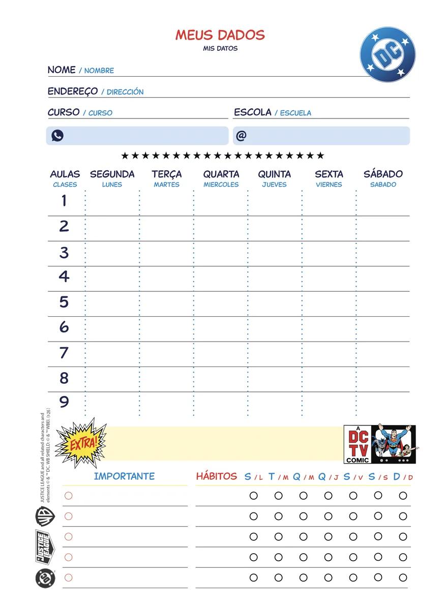 CADERNO ESPIRAL UNIVERSITÁRIO CAPA DURA 01 MATÉRIA 80 FOLHAS - DC COMICS — miniatura 9