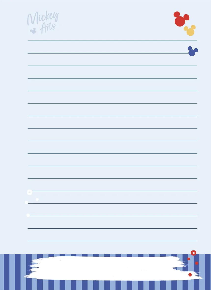 CADERNO LOMBADA QUADRADA CAPA DURA 80 FOLHAS - MICKEY ARTS — miniatura 2