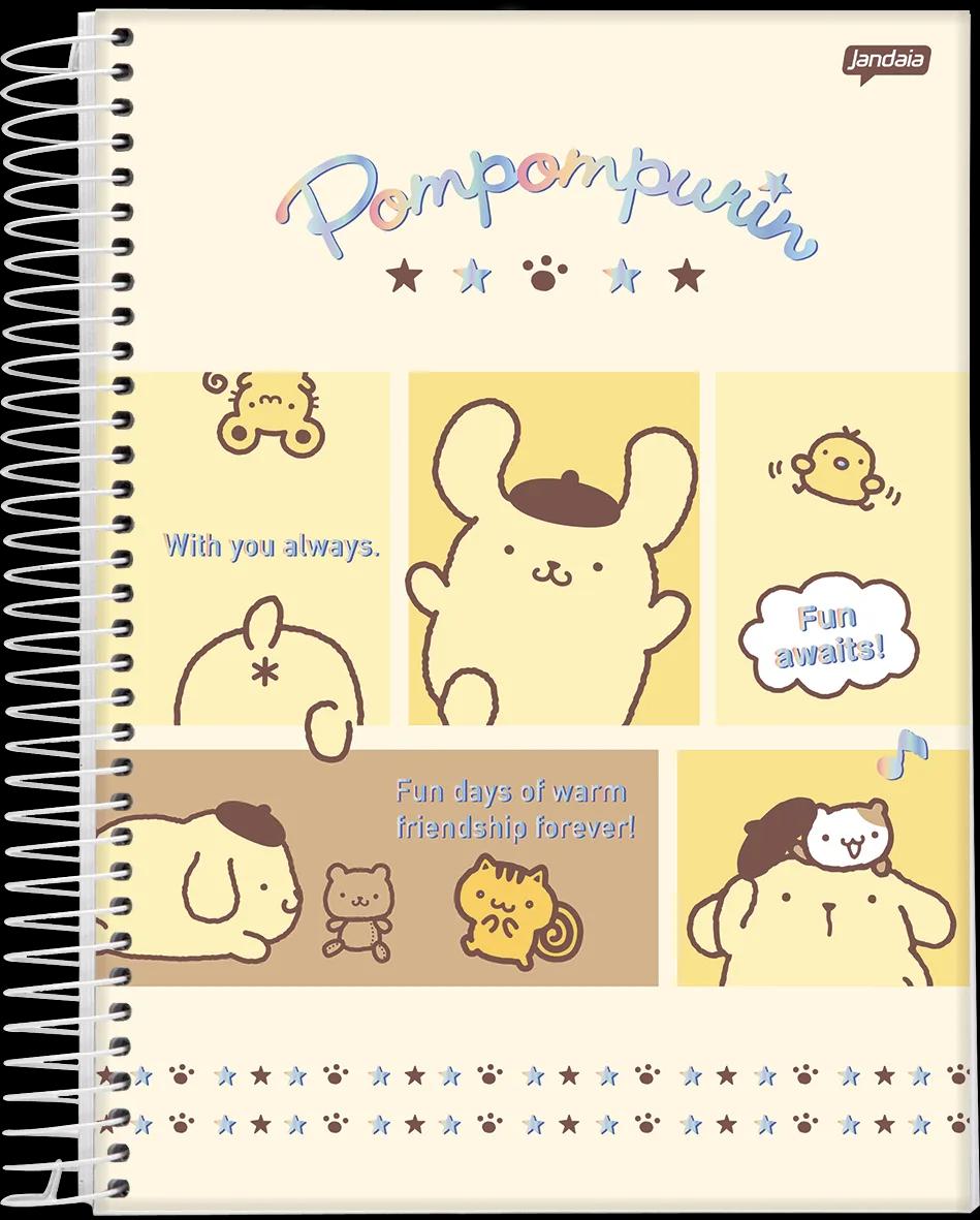 CADERNO ESPIRAL UNIVERSITÁRIO CAPA DURA 10 MATÉRIAS 160 FOLHAS - POMPOMPURIN — miniatura 8