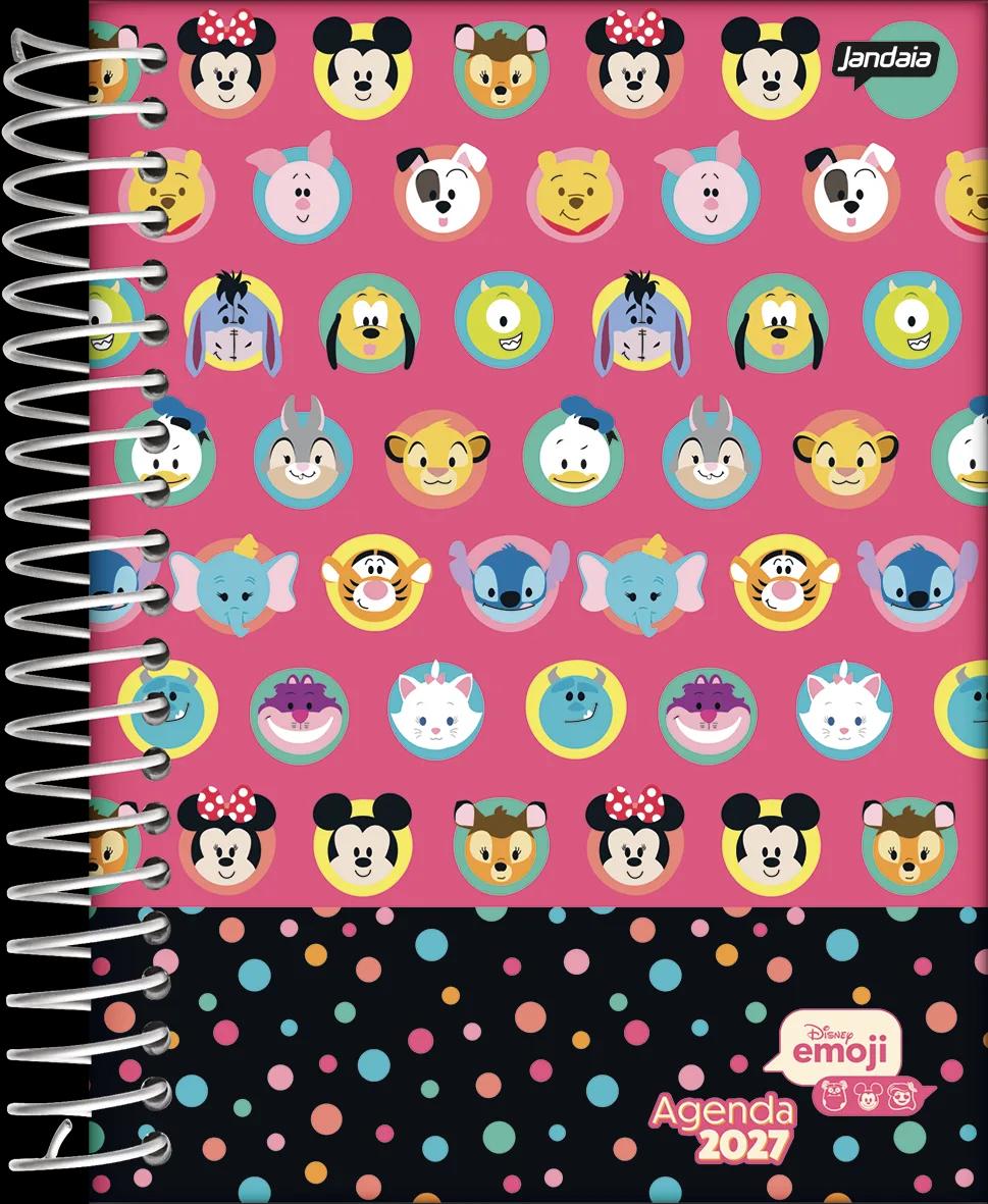 AGENDA DIARIA ESPIRAL 133X178MM - DISNEY EMOJI — imagem 1