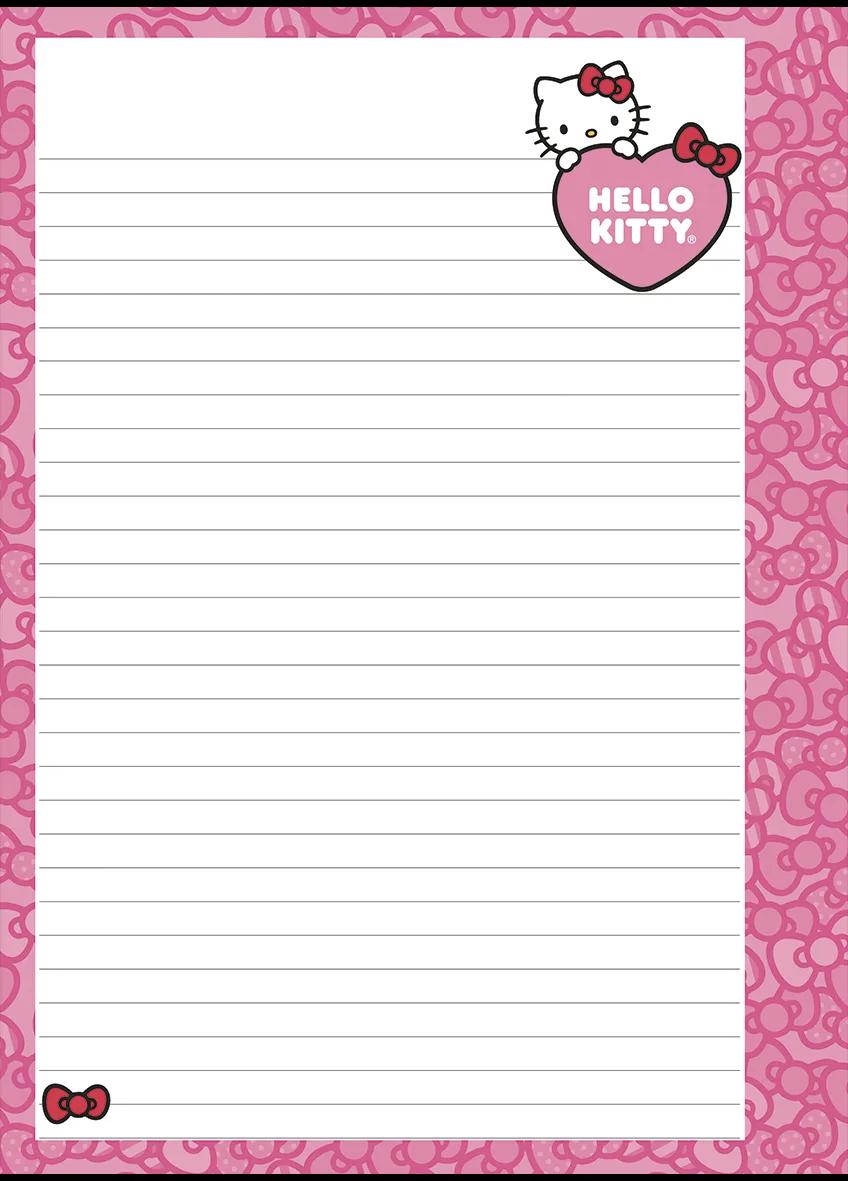 CADERNO LOMBADA QUADRADA CAPA DURA 80 FOLHAS - HELLO KITTY — miniatura 2
