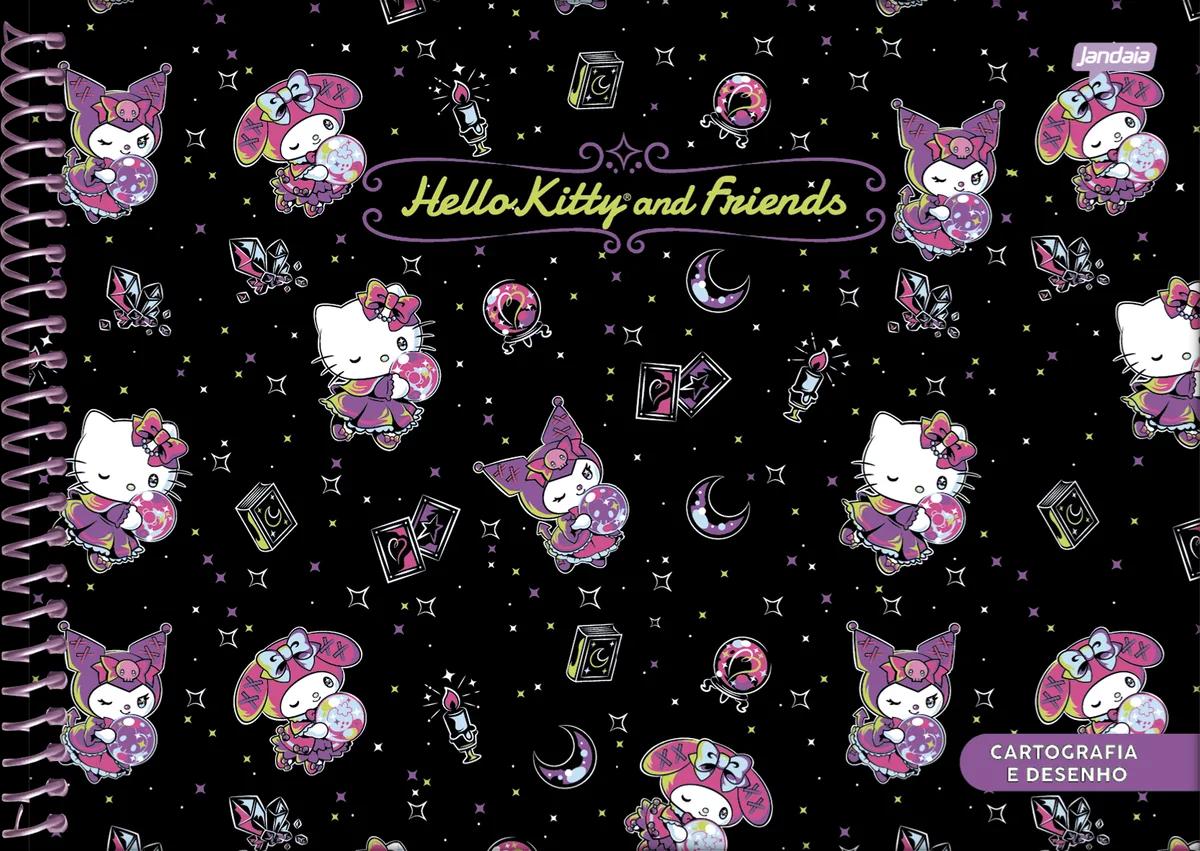 CADERNO ESPIRAL CAPA DURA 80 FOLHAS CARTOGRAFIA - BESTIES FOREVER — miniatura 2