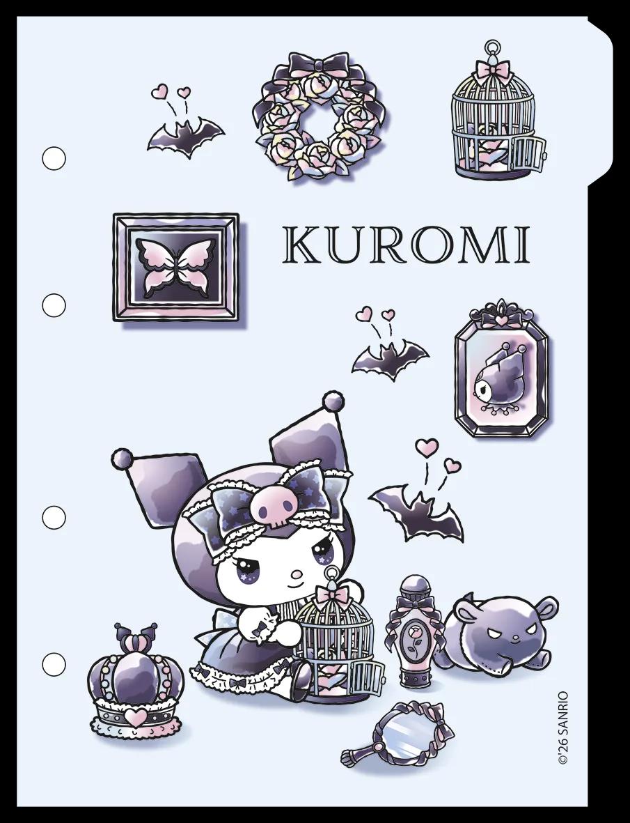 CADERNO COLLEGE CAPA DURA 80 FOLHAS ARGOLADO - KUROMI — miniatura 2