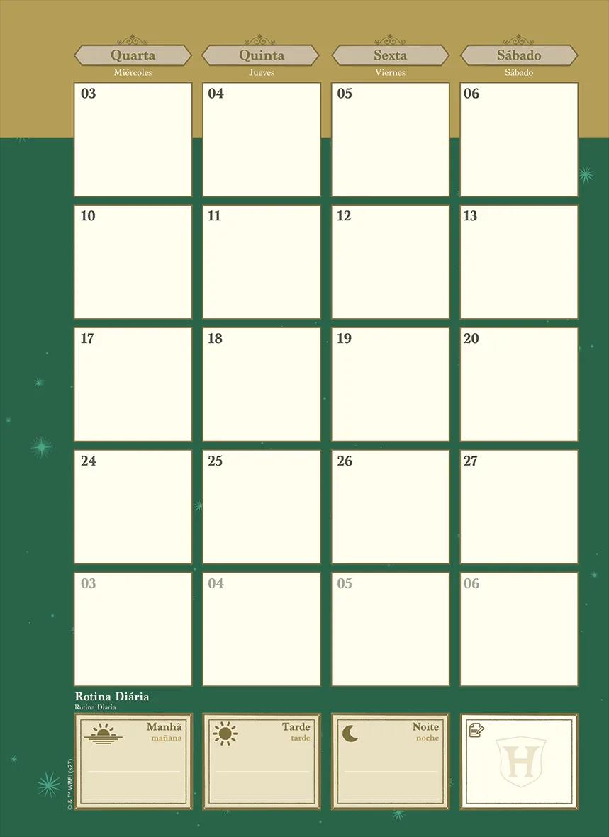 AGENDA PLANEJAMENTO ESPIRAL 200X275MM - HARRY POTTER — miniatura 8