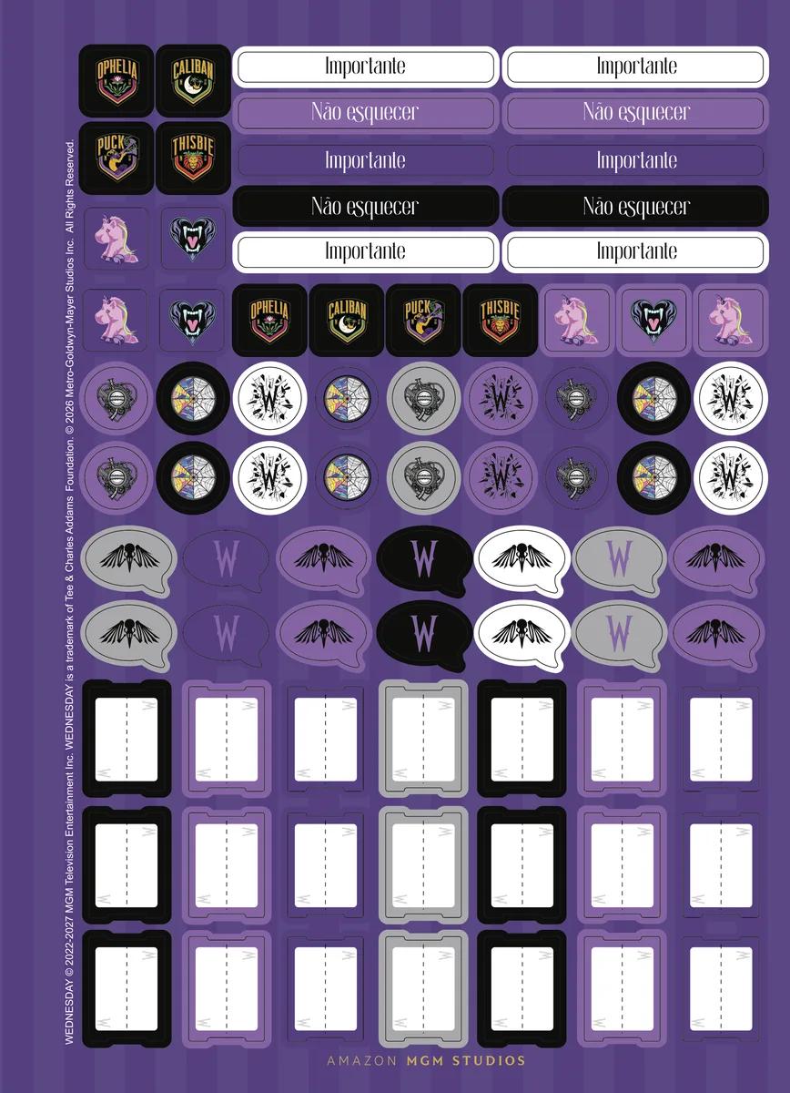CADERNO COLLEGE CAPA DURA 80 FOLHAS ARGOLADO - WANDINHA — miniatura 8