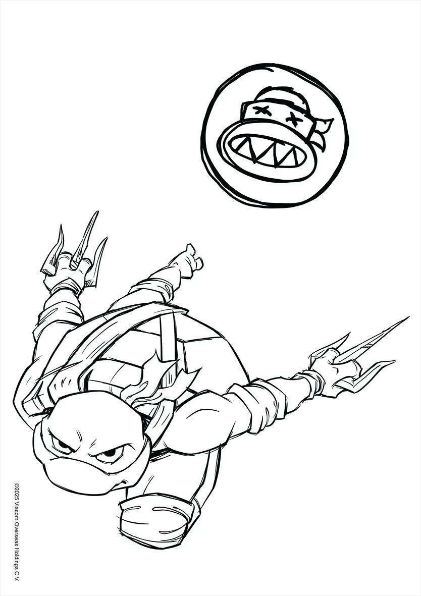 FOLHAS ILUSTRAÇÃO 180G A4 - TARTARUGAS NINJA — miniatura 8
