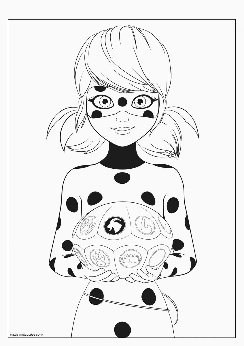 FOLHAS ILUSTRAÇÃO 180G A4 - MIRACULOUS — miniatura 19