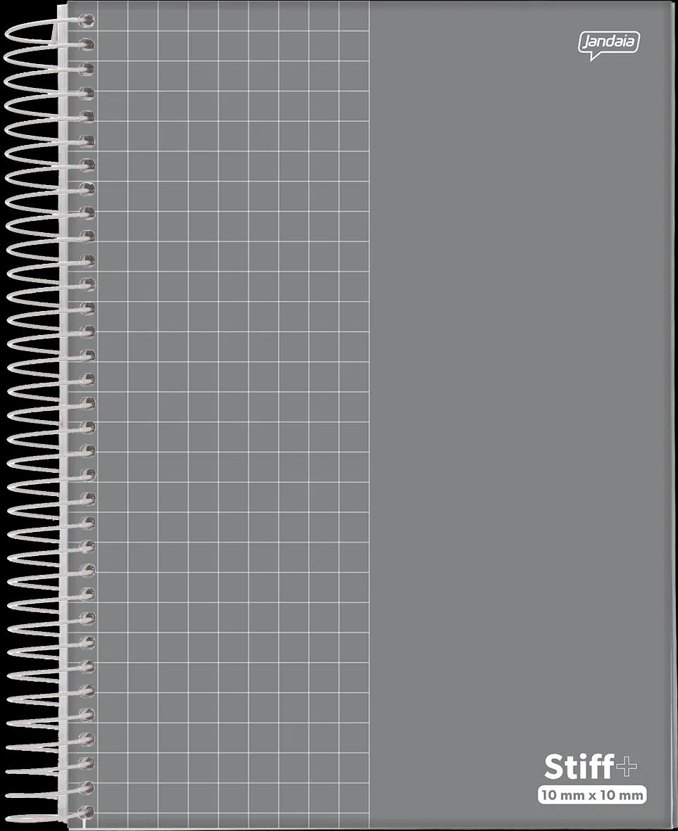 CADERNO ESPIRAL UNIV QUAD 10X10MM 200X275MM 96 FOLHAS - STIFF + — miniatura 4