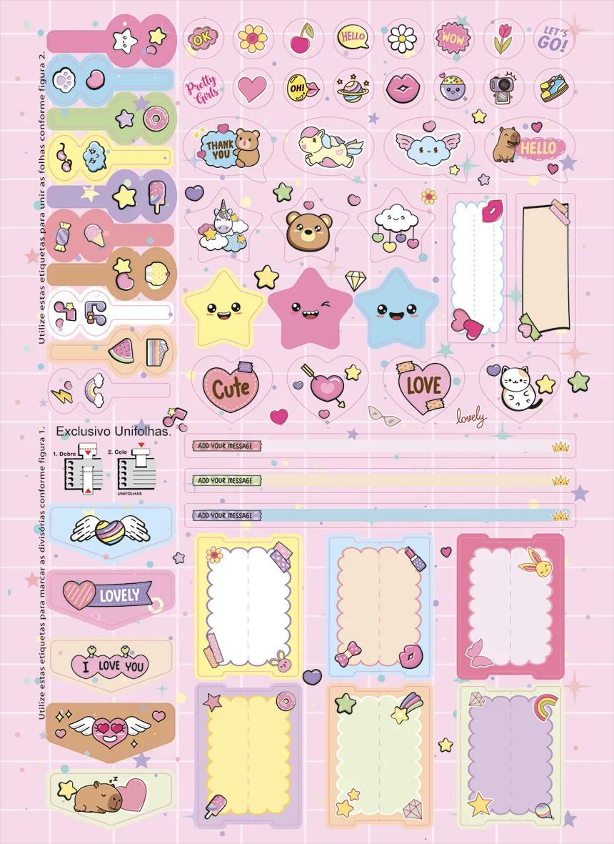 CADERNO ESPIRAL UNIVERSITÁRIO CAPA DURA 20 MATÉRIAS  320 FOLHAS - SWEETNESS — miniatura 7