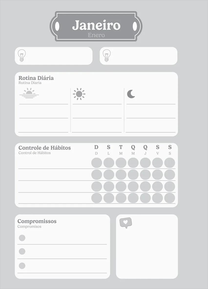 AGENDA DIÁRIA LOMBADA QUADRADA 117X162MM 112FLS - FLOW — miniatura 3