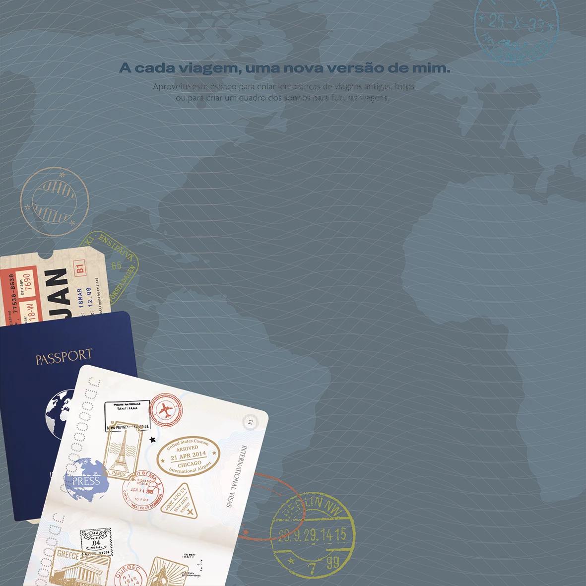 CADERNO LOMBADA QUADRADA CAPA DURA VIAGENS - ECO WAY — miniatura 4