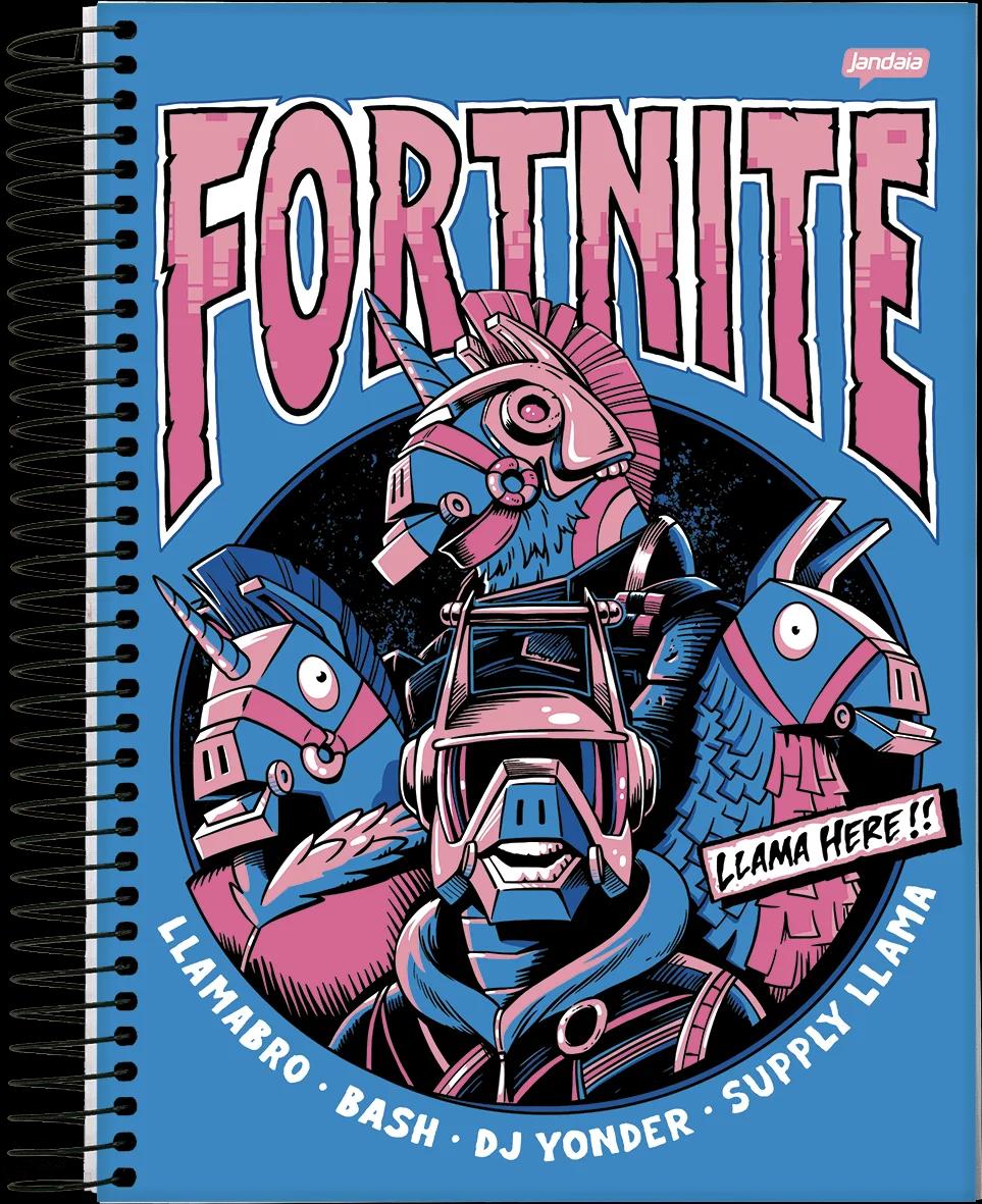 CADERNO ESPIRAL CAPA DURA 1/4 80 FOLHAS - FORTNITE — miniatura 9