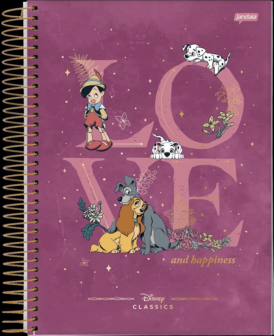 CADERNO ESPIRAL CAPA DURA 1/4 80 FOLHAS - DISNEY CLÁSSICOS — miniatura 6