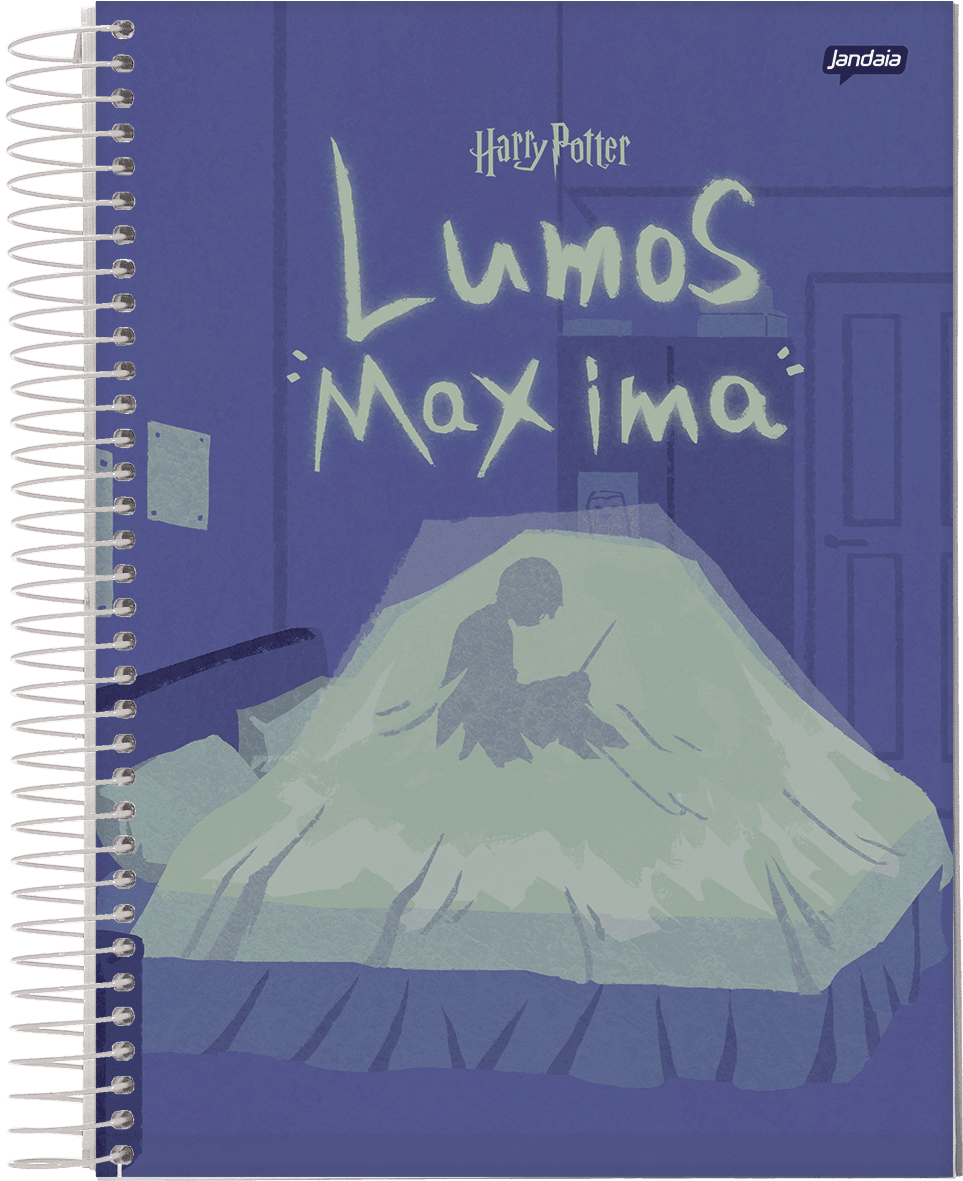 CADERNO ESPIRAL UNIVERSITÁRIO CAPA DURA 01 MATÉRIA 80 FOLHAS - HARRY POTTER EDIÇÃO ESPECIAL — miniatura 4