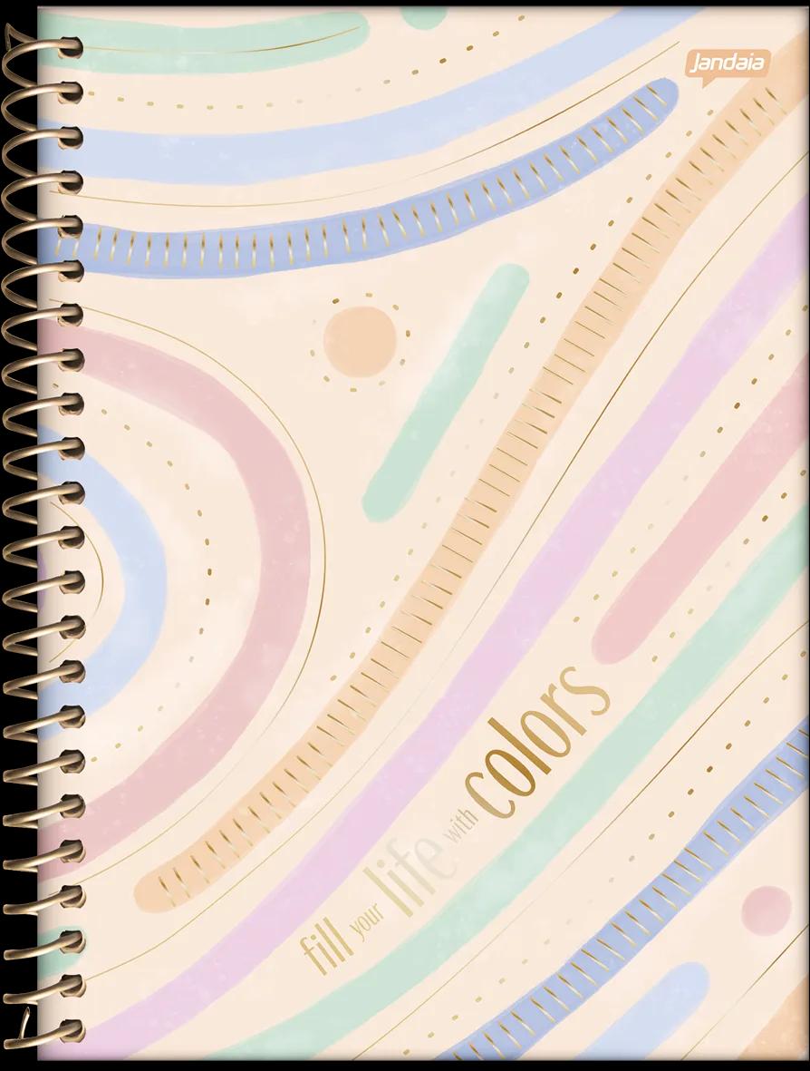 CADERNO ESPIRAL CAPA DURA 1/8 80 FOLHAS - LA CREME — miniatura 2