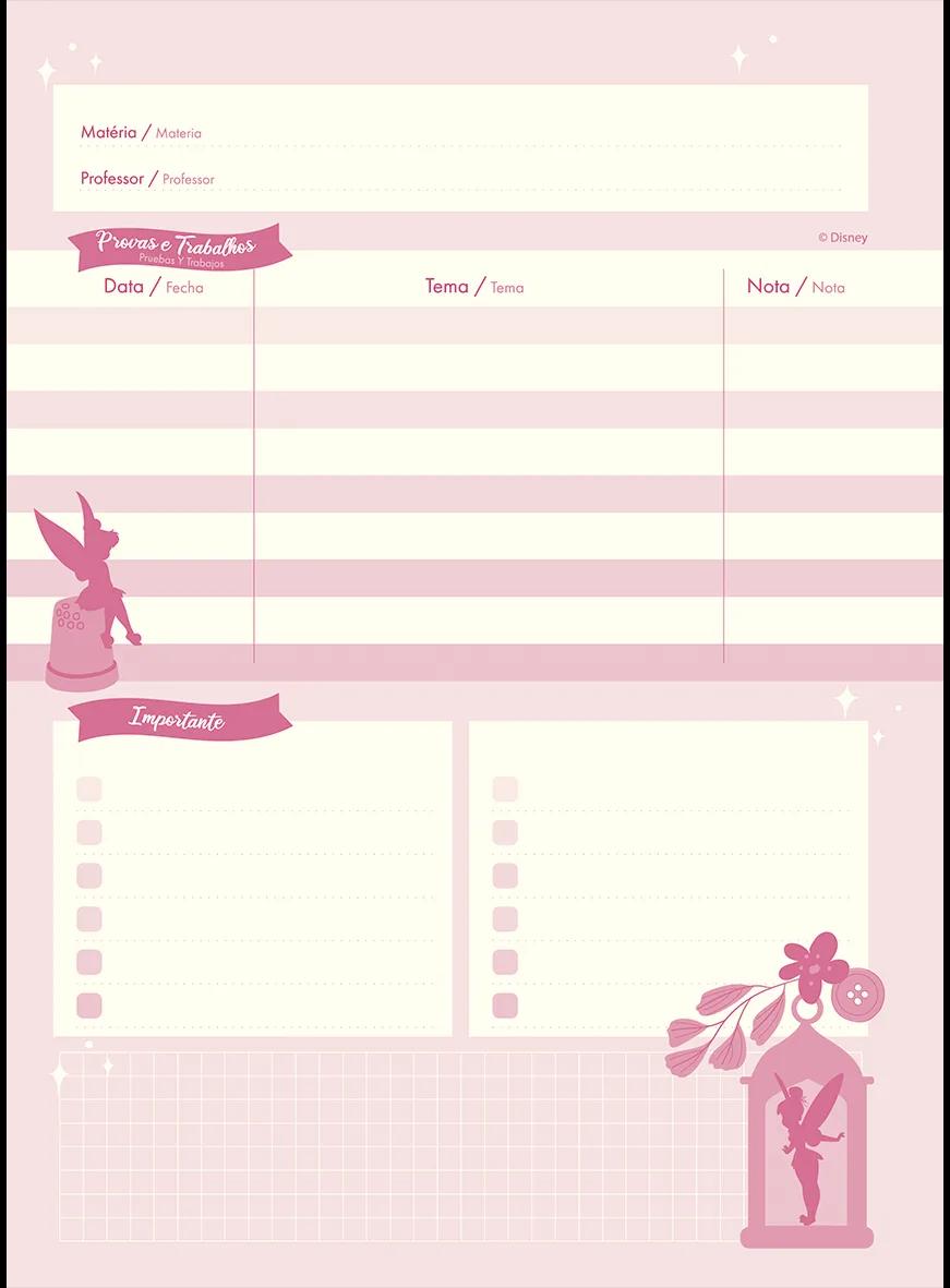 CADERNO ESPIRAL UNIVERSITÁRIO CAPA DURA 01 MATÉRIA 80 FOLHAS - TINKER BELL KRAFT — miniatura 7