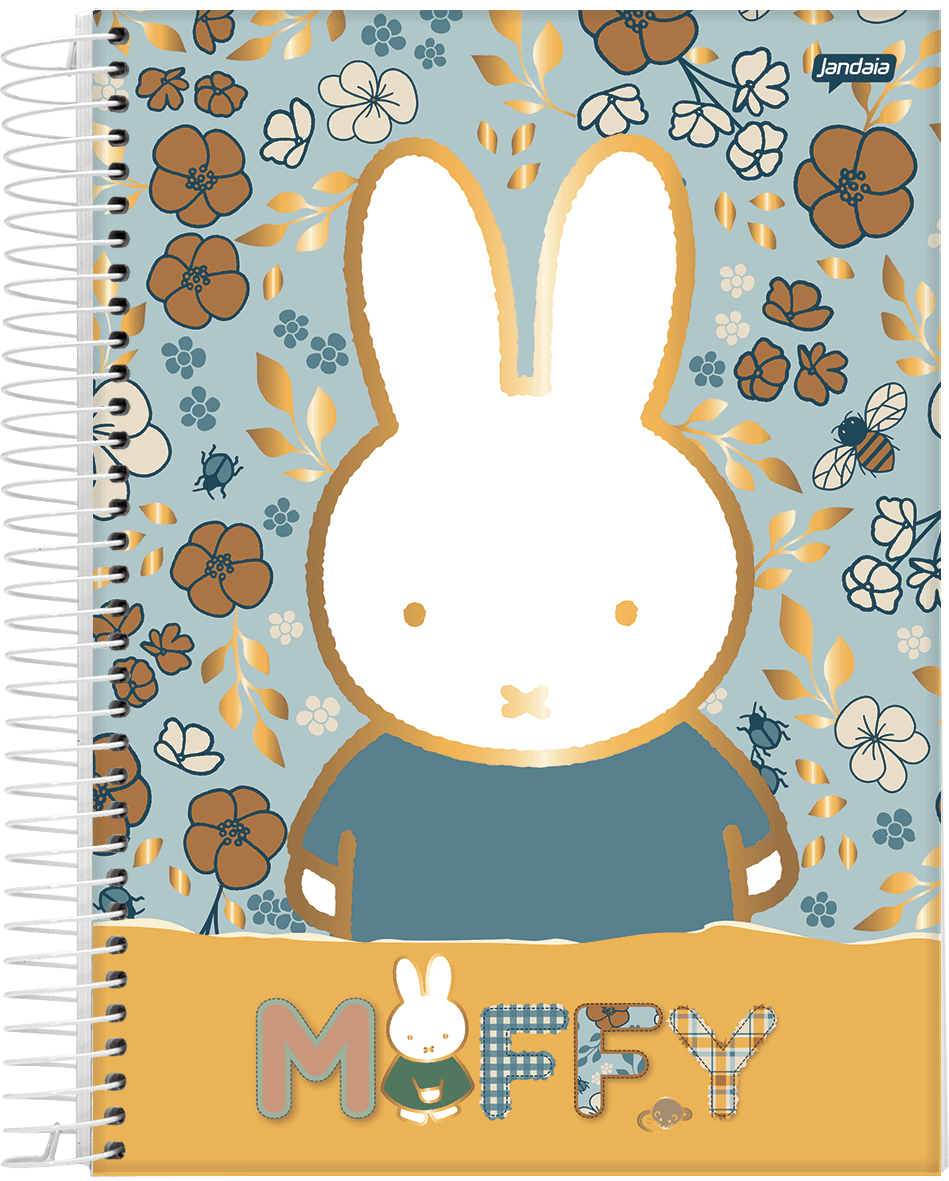 CADERNO ESPIRAL UNIVERSITÁRIO CAPA DURA 10 MATÉRIAS 160 FOLHAS - MIFFY — miniatura 2