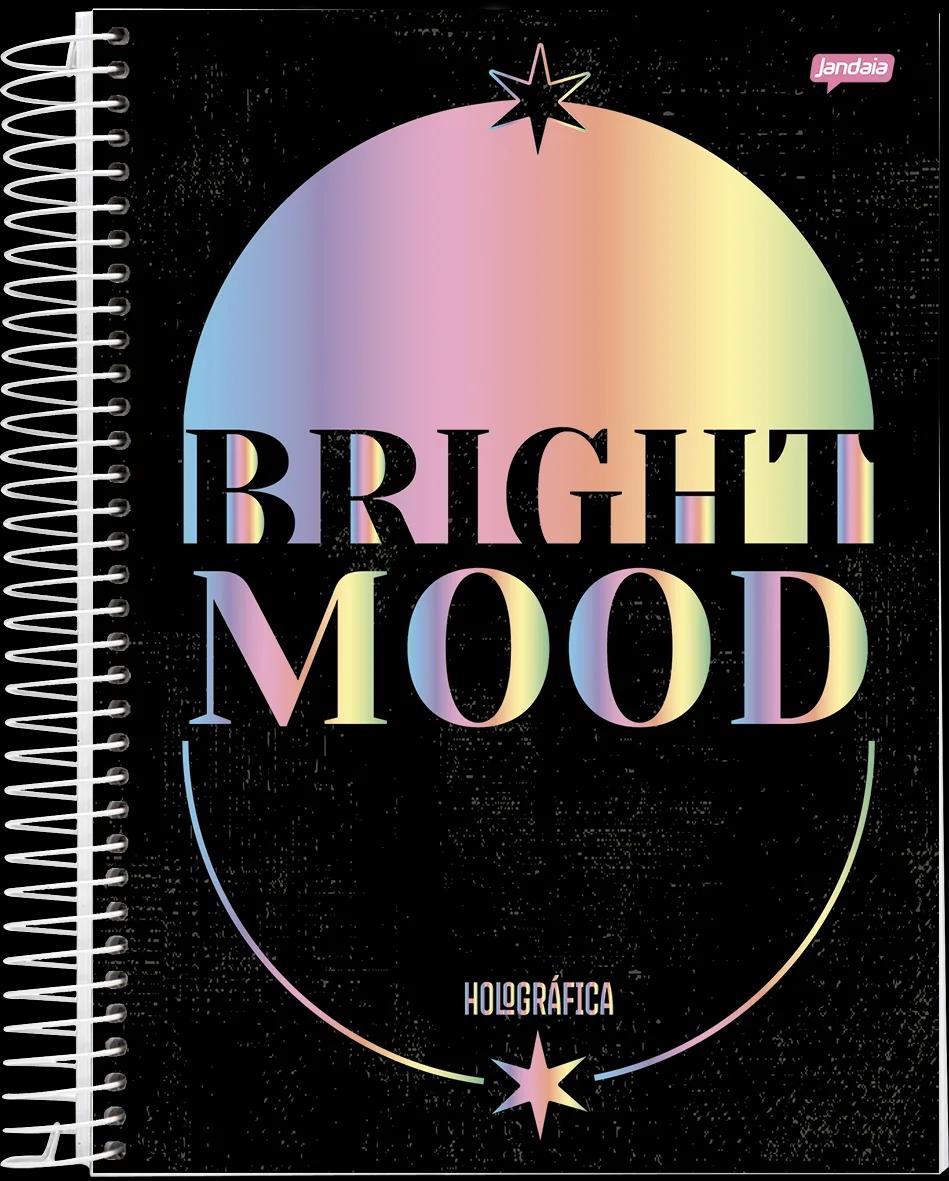 CADERNO ESPIRAL UNIVERSITÁRIO CAPA DURA 12 MATÉRIAS 192 FOLHAS - HOLOGRAFICA