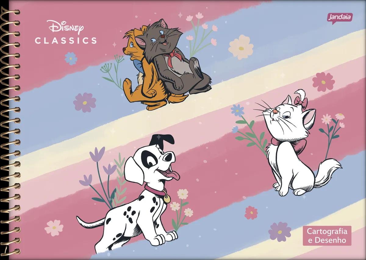 CADERNO ESPIRAL CAPA DURA 80 FOLHAS CARTOGRAFIA - DISNEY CLÁSSICOS — miniatura 3