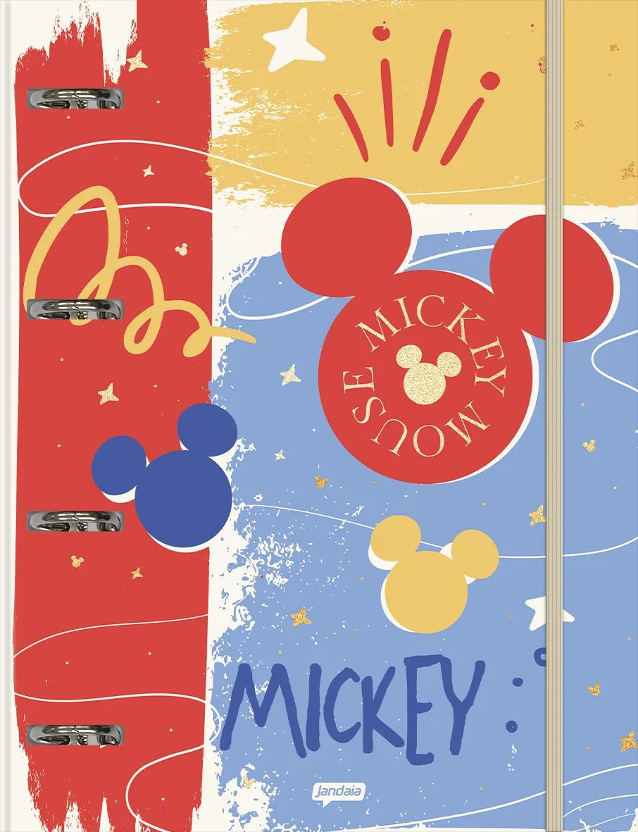 CADERNO ARGOLADO UNIVERSITÁRIO 80 FOLHAS - MICKEY ARTS