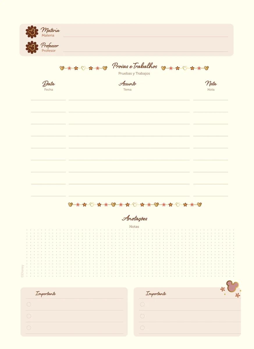 CADERNO ESPIRAL UNIVERSITÁRIO CAPA DURA 01 MATÉRIA 80 FOLHAS - MICKEY & MINNIE ARTS KRAFT — miniatura 6