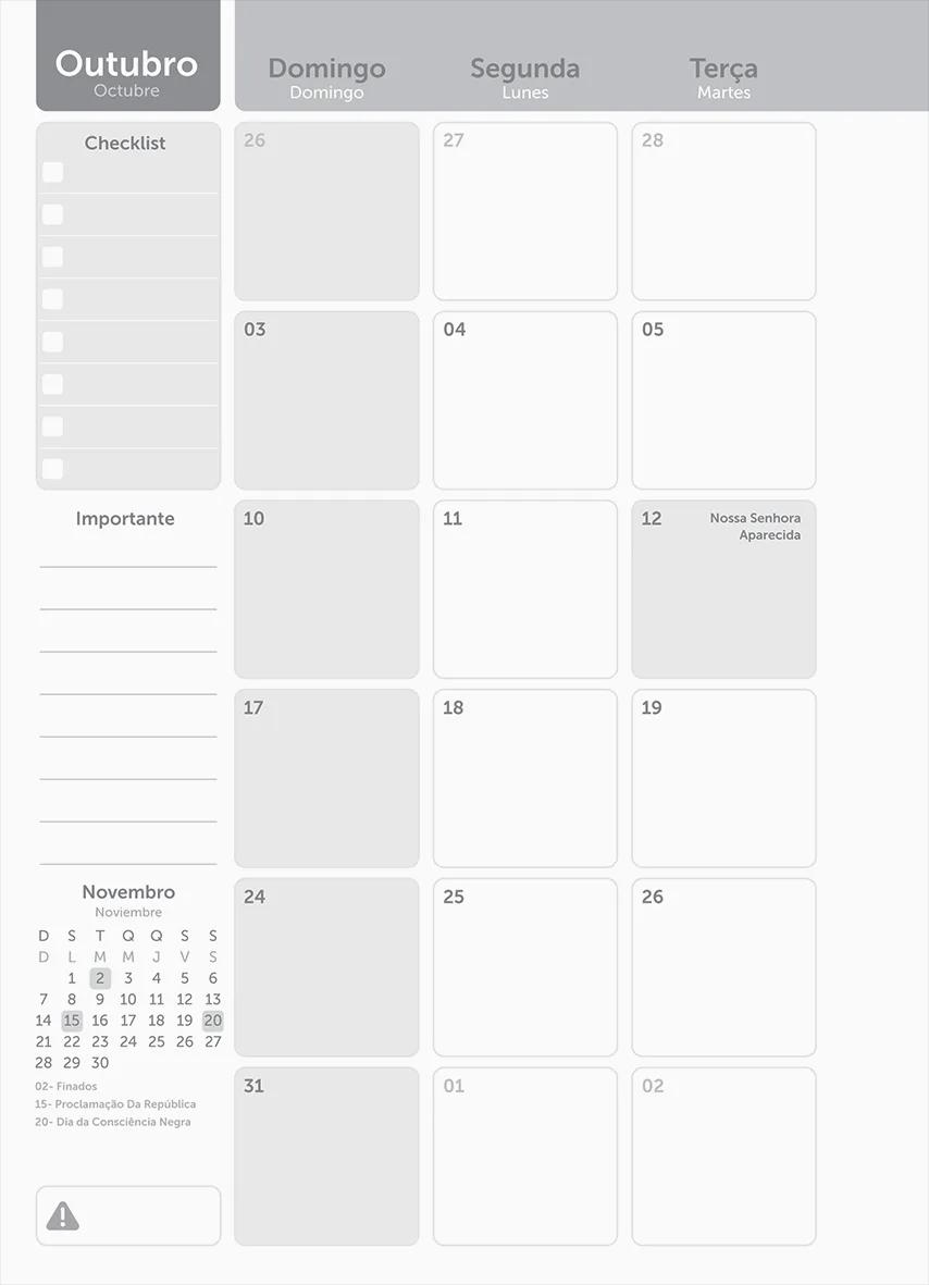 AGENDA PLANEJAMENTO LOMBADA QUADRADA 175X242MM - STILO — miniatura 6